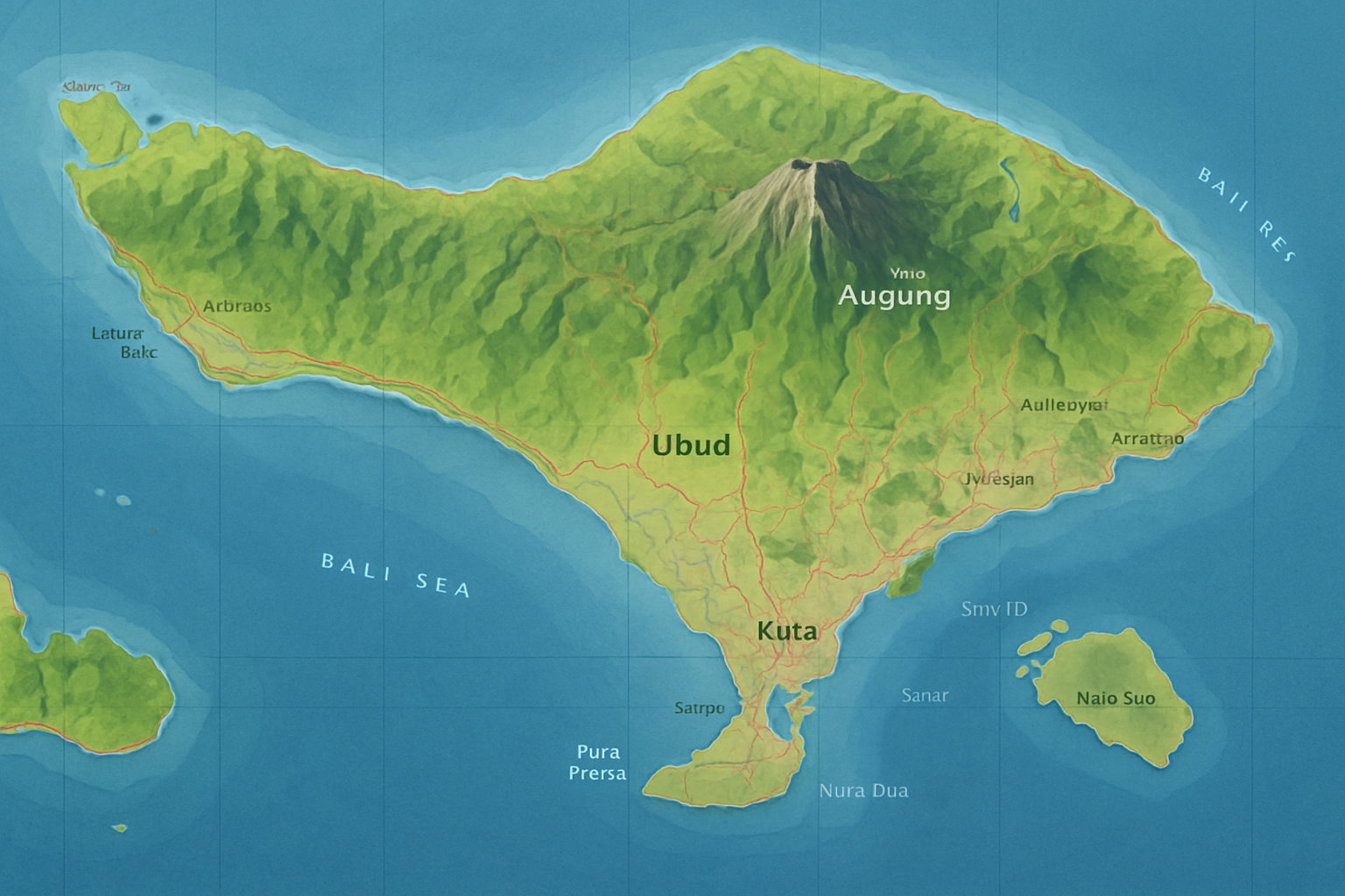 découvrez notre guide complet de la carte de bali pour 2025 : itinéraires, lieux incontournables et conseils pratiques pour explorer facilement l'île indonésienne. préparez votre voyage à bali dès maintenant !