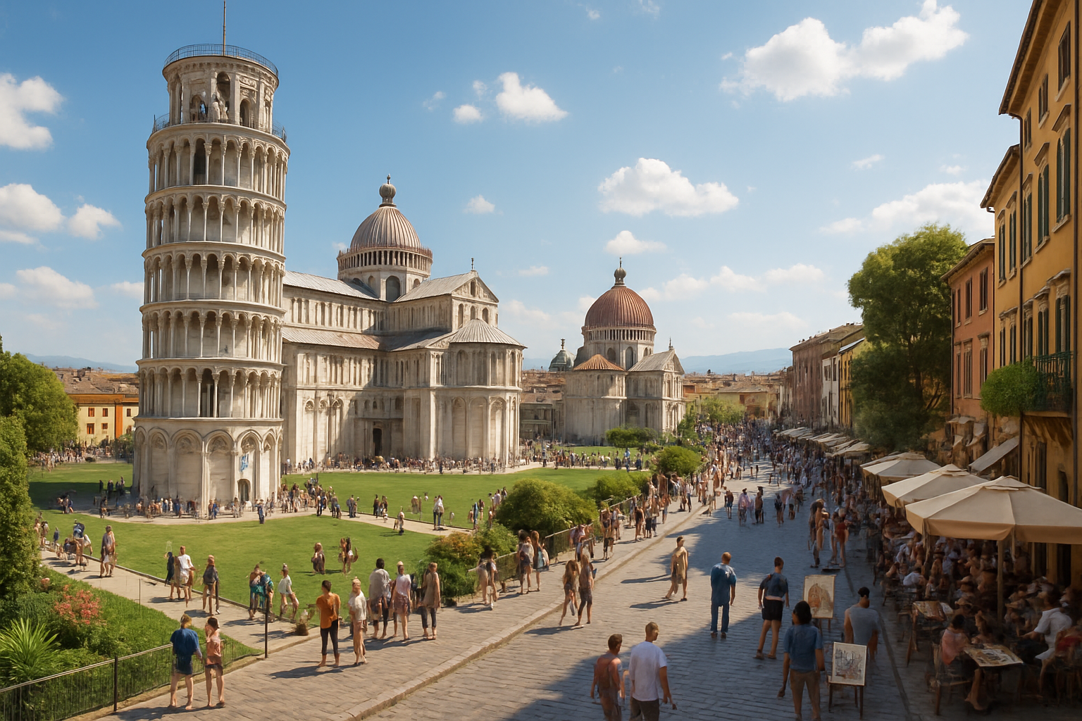 découvrez les activités et sites incontournables à voir lors de votre visite à pise en 2025 : tours emblématiques, monuments historiques, bonnes adresses et conseils pour un séjour réussi dans la célèbre ville toscane.