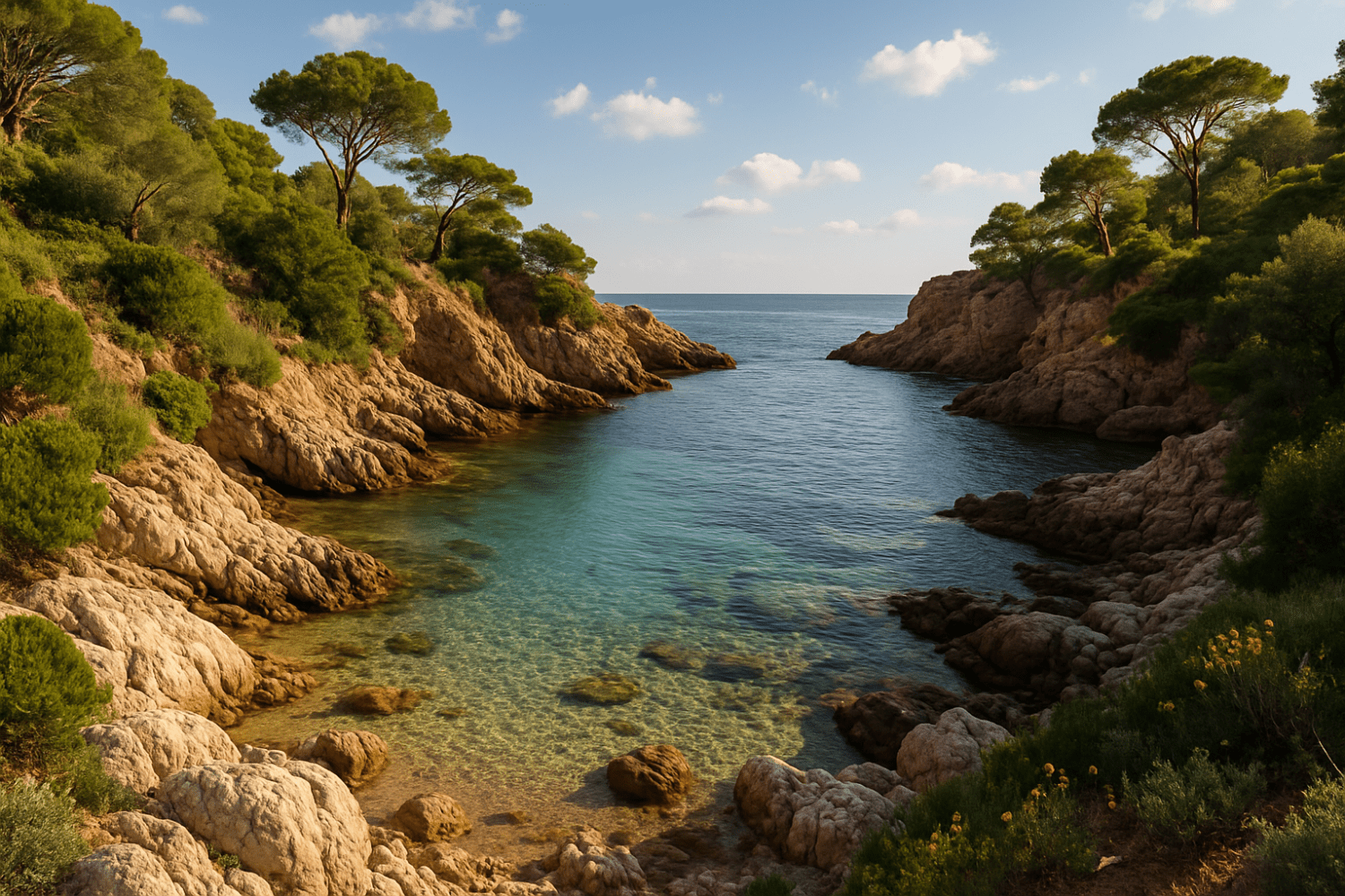 découvrez la crique naturiste de la mirandole à cannes, un havre de paix idéal pour se ressourcer et profiter d'un bain de nature en toute tranquillité.