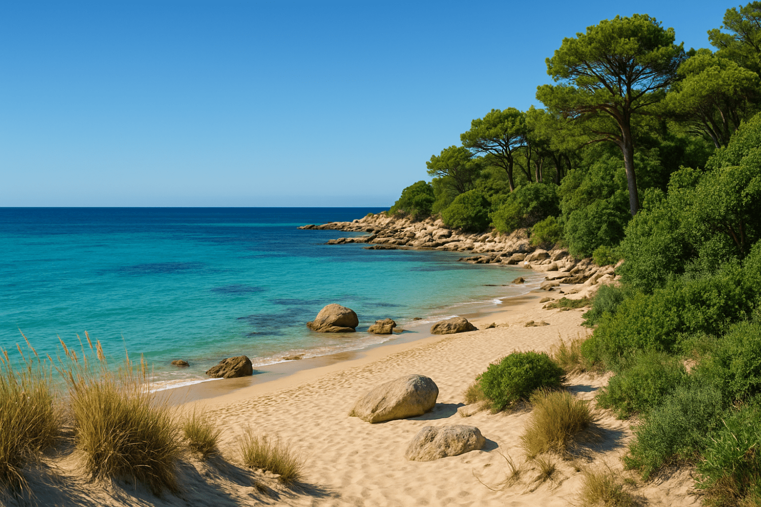 découvrez la plage de la torchère, un paradis naturel où la nature sauvage rencontre une mer turquoise à perte de vue, idéale pour des moments de détente et d'aventure en pleine nature.