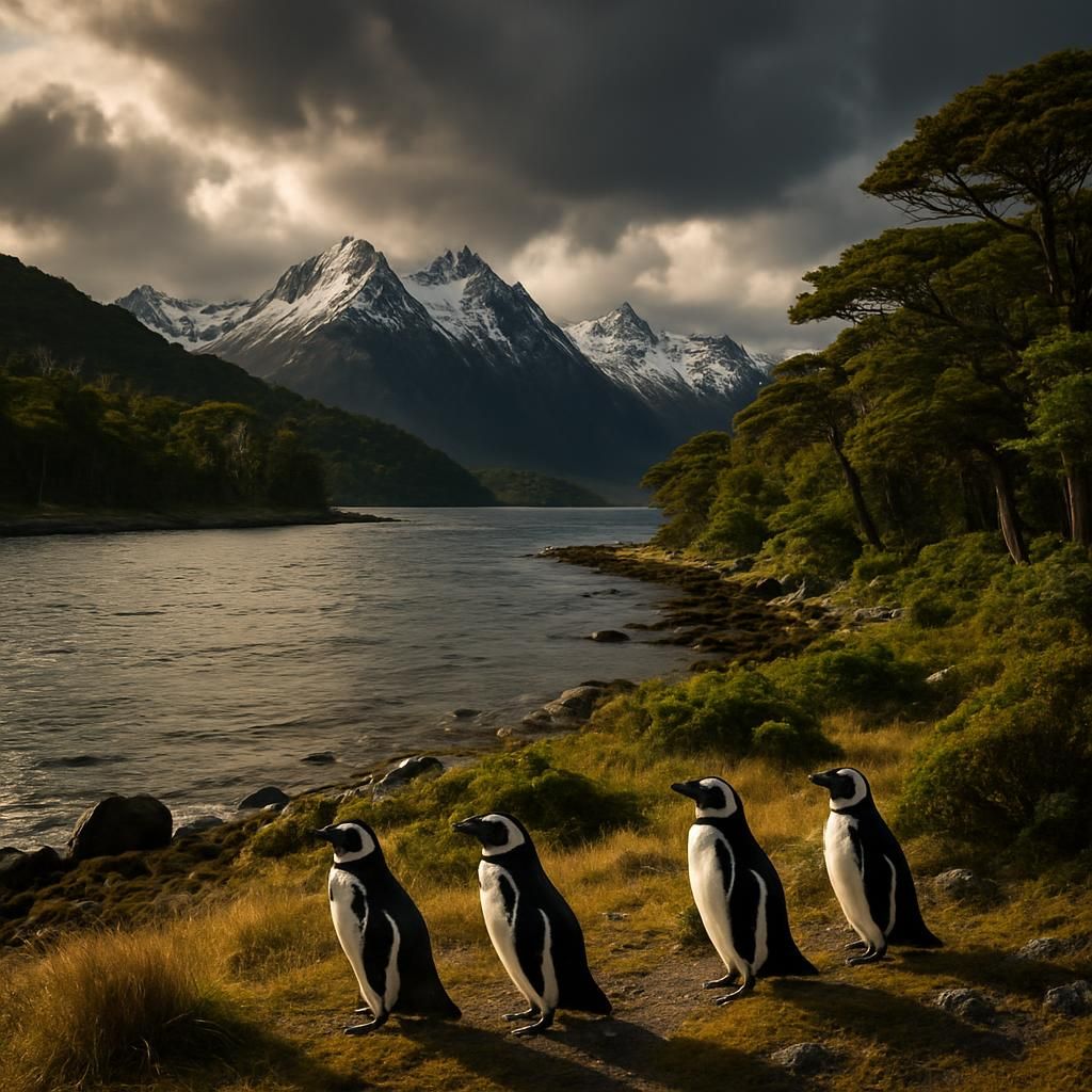 explorez la terre de feu, la région la plus australe du monde, et découvrez ses paysages époustouflants, sa faune unique et son riche patrimoine naturel et culturel.