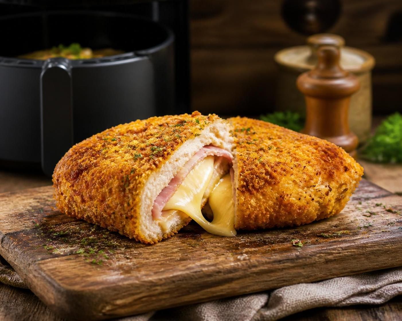 découvrez comment préparer et cuire un cordon bleu parfait avec votre air fryer pour un repas savoureux et croustillant, facile et rapide à réaliser.