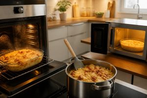 découvrez les meilleures méthodes et températures pour réchauffer une tartiflette tout en conservant toute sa saveur et sa texture fondante.
